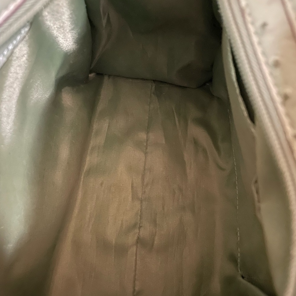 Bueno Green Satchel with Structured Design and Textured Finish - Picture 9 of 11